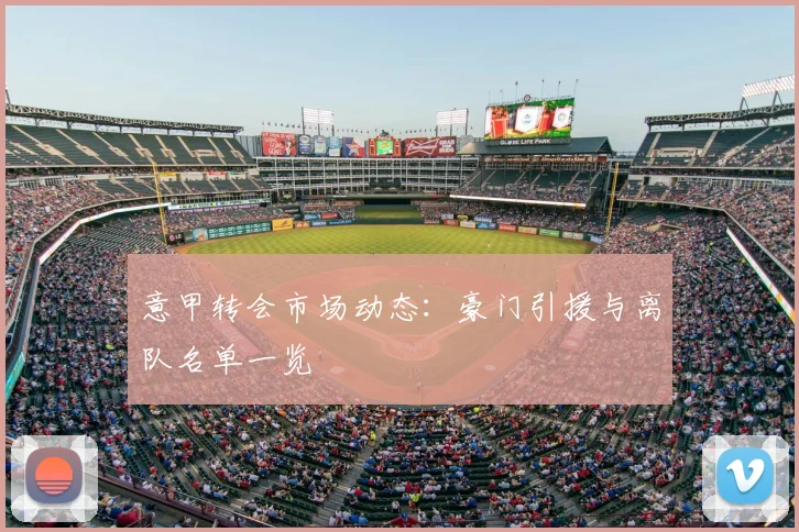 意甲转会市场动态:豪门引援与离队名单一览