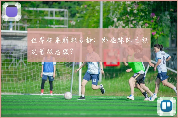世界杯最新积分榜：哪些球队已锁定晋级名额？
